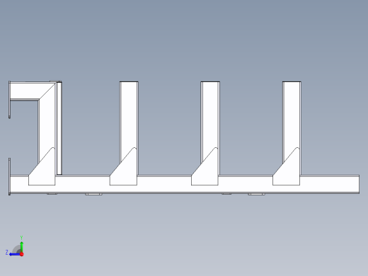 货架、悬臂货架(片材）右视缩略图