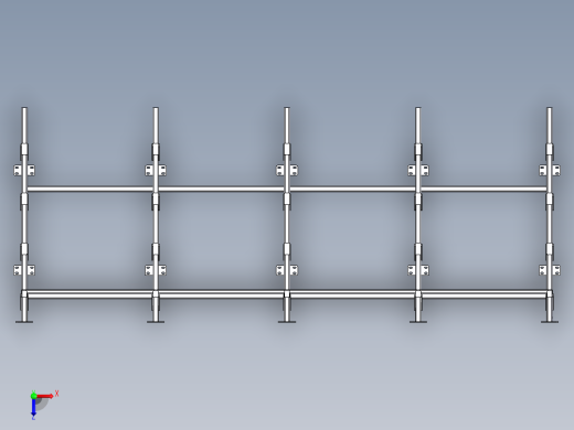货架、悬臂货架(片材）俯视缩略图