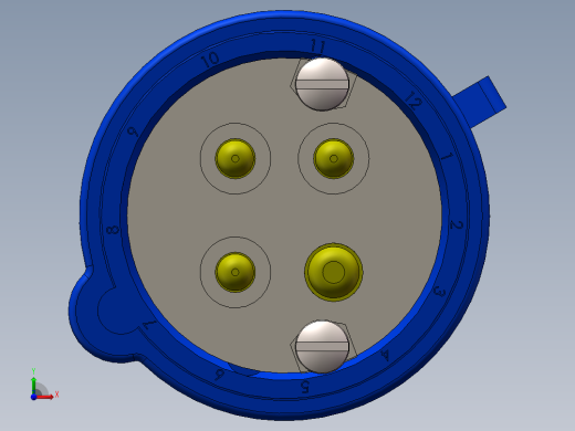 A2004980-航空插头前视缩略图