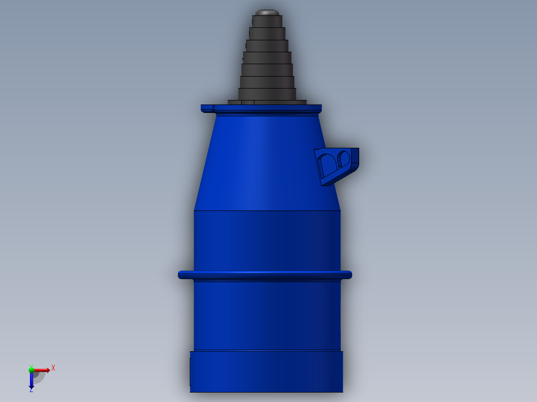 A2004980-航空插头俯视图