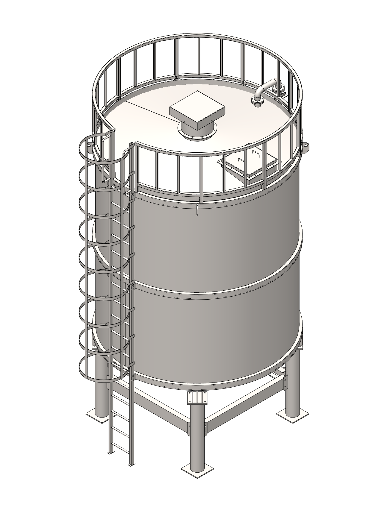 筒仓容量 28000 升