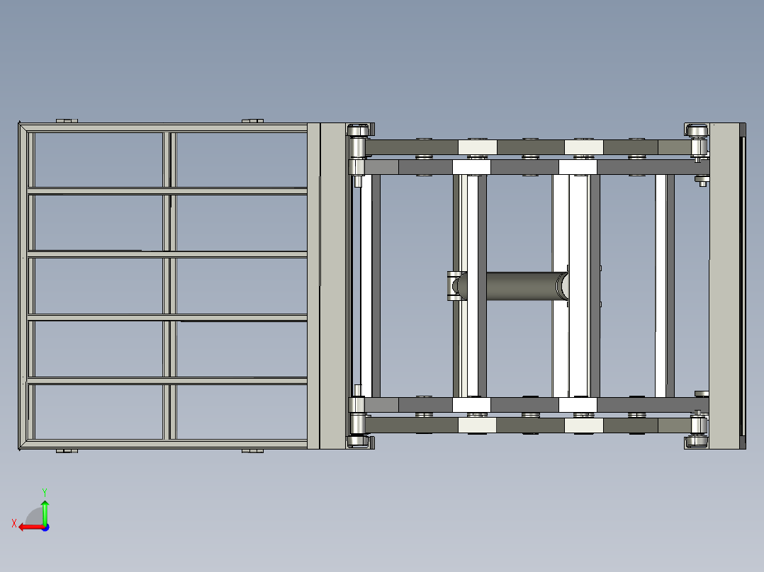S升降平台后视图