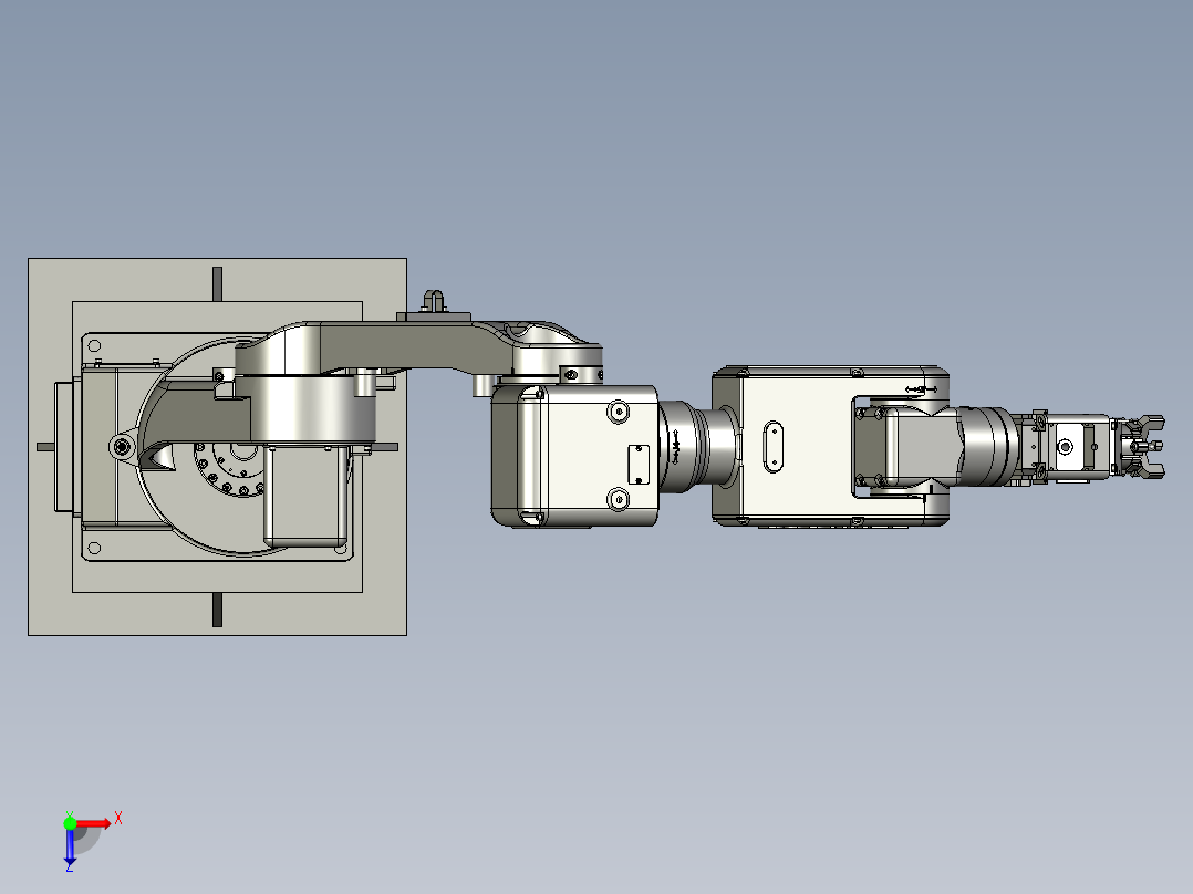 BRTIRUS0805A新款小红人方案模型俯视图