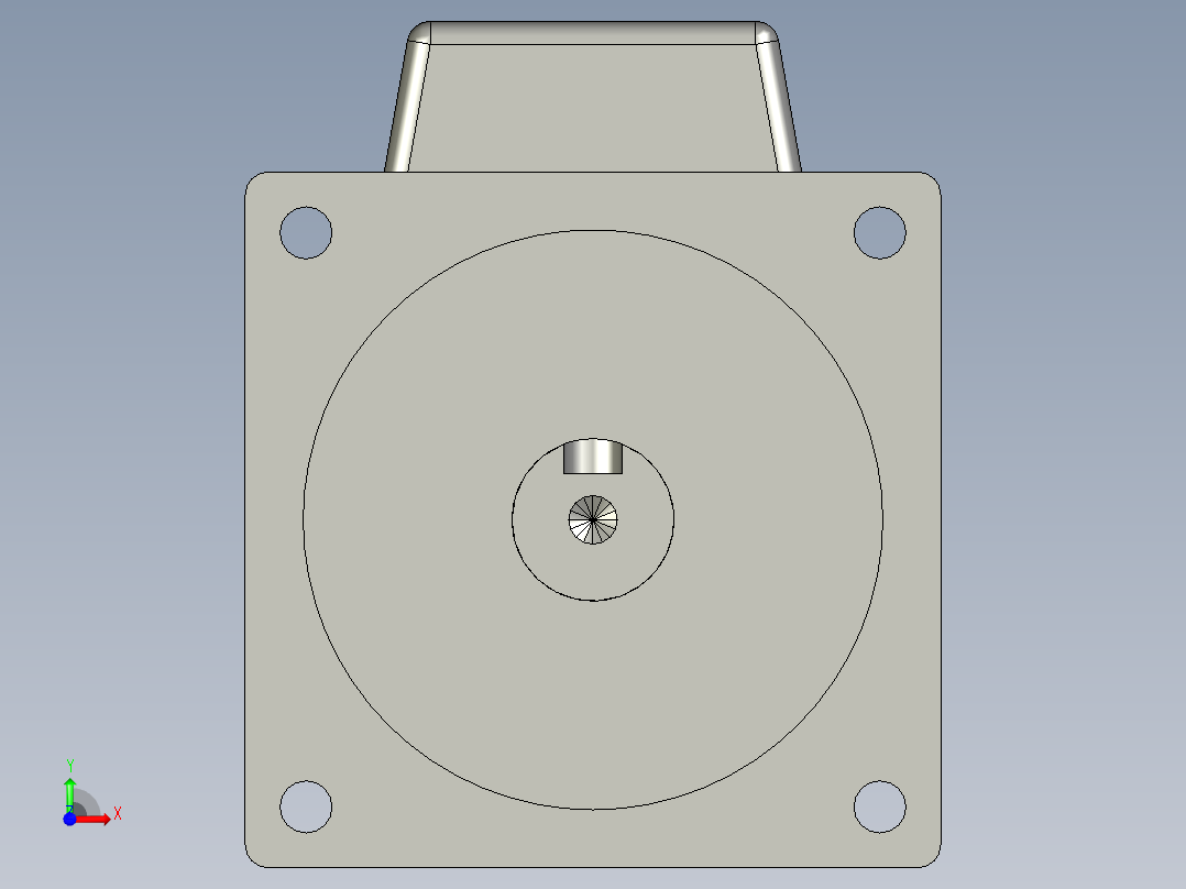 松下400WMSMD042G1U-J_中惯量-MSME前视图