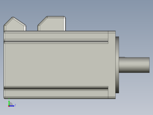 松下400WMSMD042G1U-J_中惯量-MSME左视缩略图