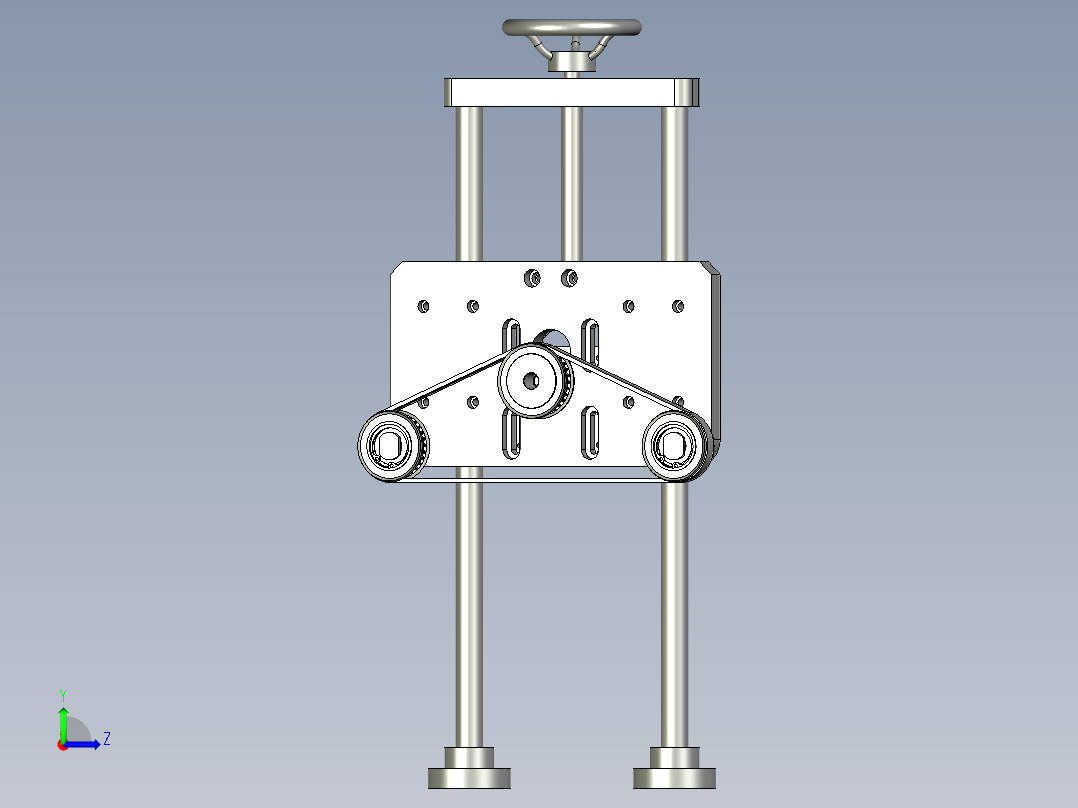 入料压料机构1左视图