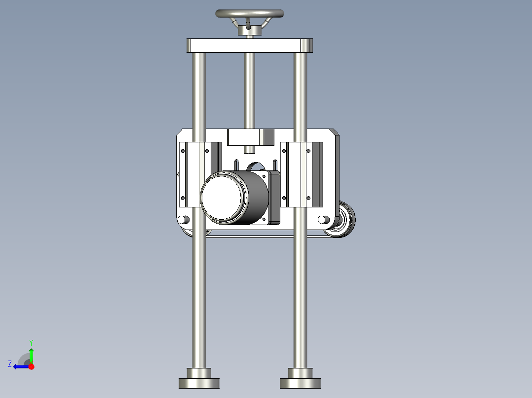 入料压料机构1右视图