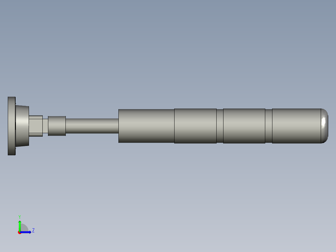 三色灯TPFB5-L73ROG-1500左视图