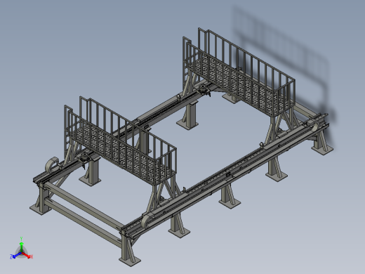 大型龙门架的复合活动主梁