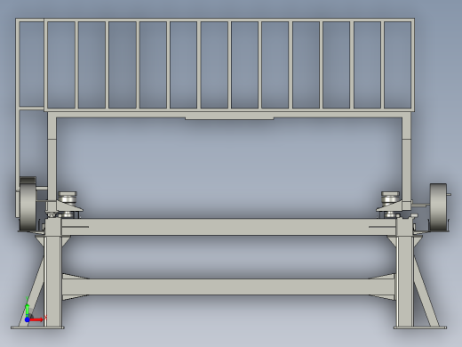 大型龙门架的复合活动主梁前视缩略图