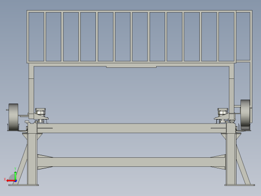 大型龙门架的复合活动主梁后视缩略图