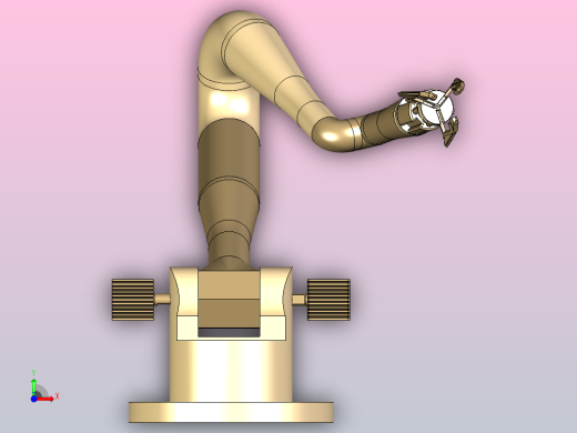 五轴机械臂前视缩略图