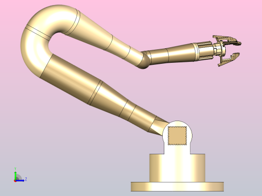 五轴机械臂左视缩略图