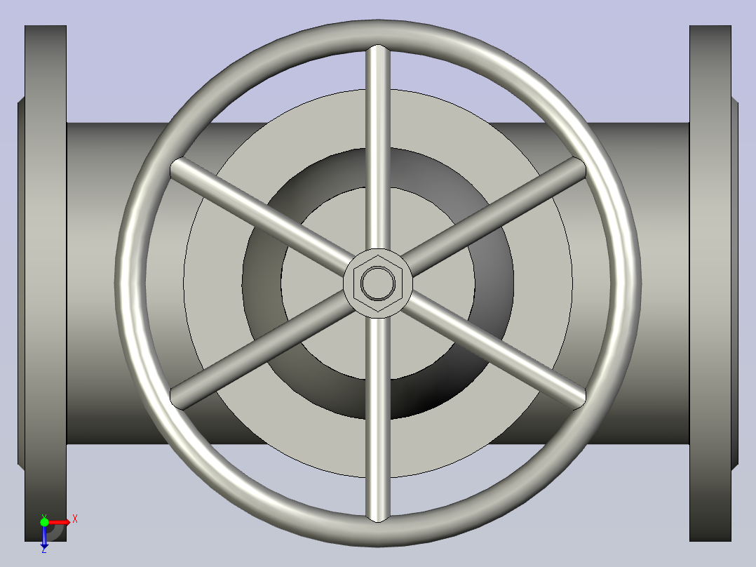 ASG-0024DN100闸阀BCD-as俯视图