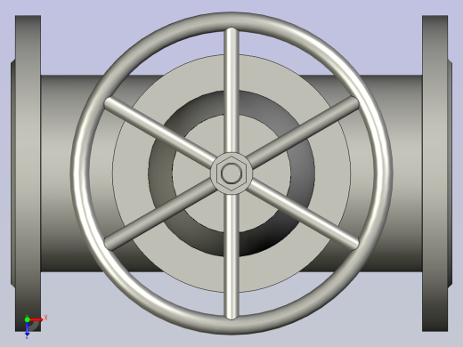 ASG-0024DN100闸阀BCD-as俯视缩略图