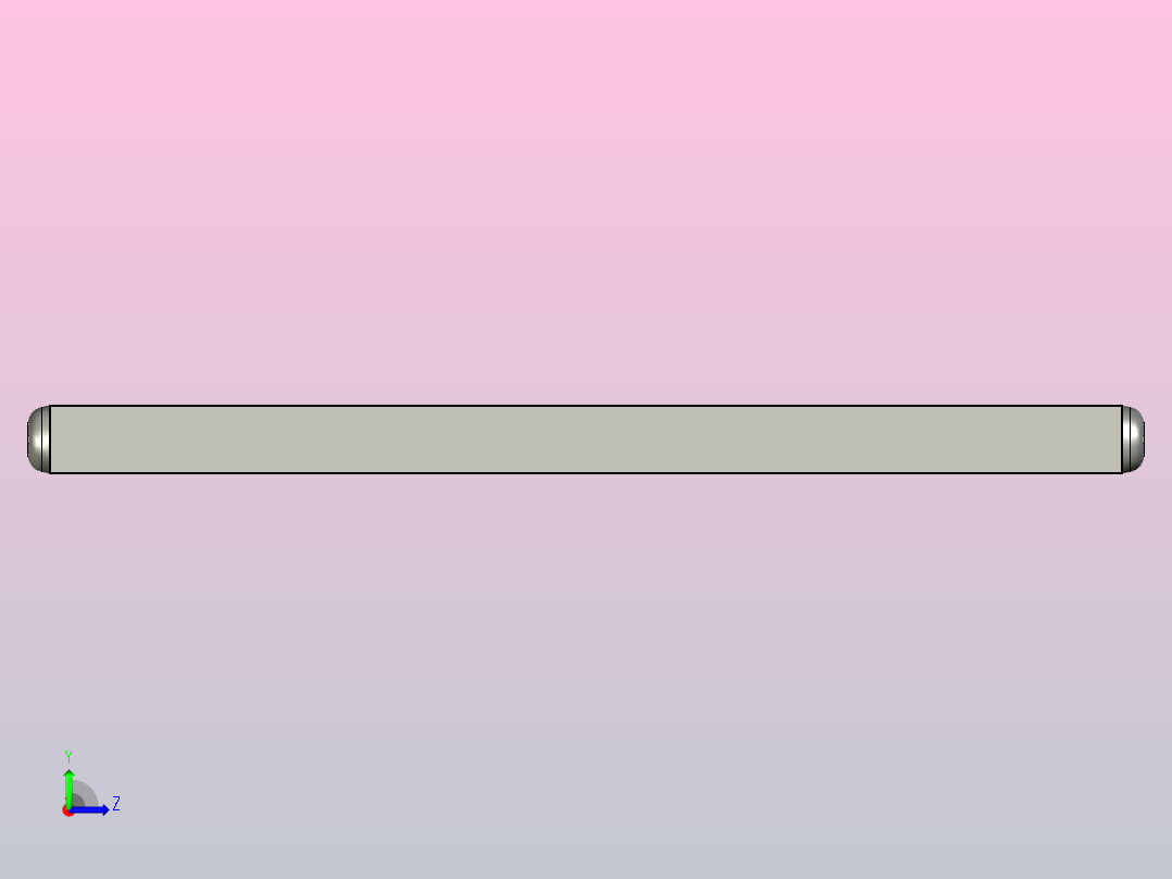 带交叉滚子d3mm和125mm行程的线性导轨JV 3-125左视图