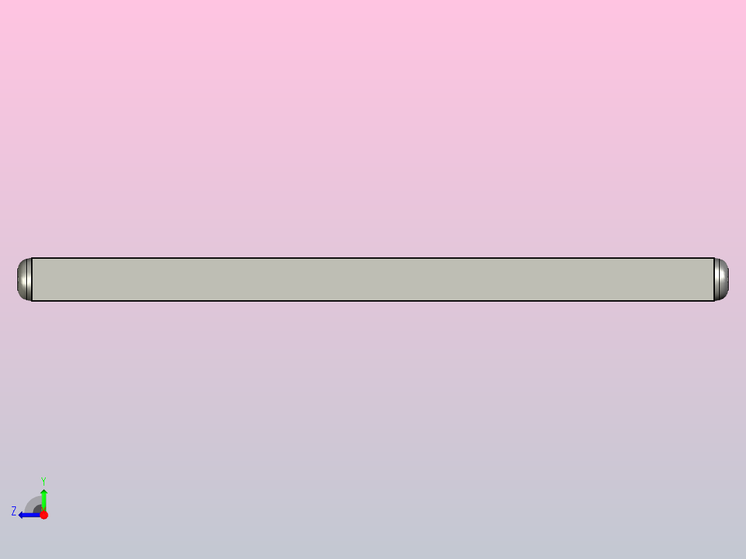 带交叉滚子d3mm和125mm行程的线性导轨JV 3-125右视图