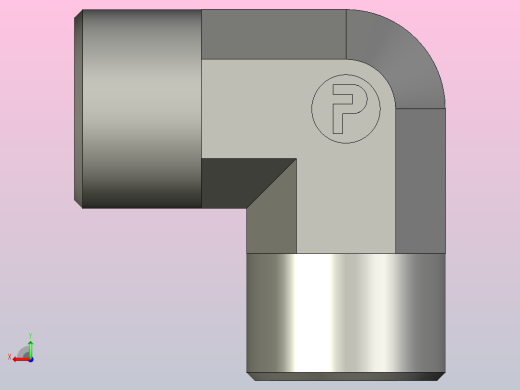 EO管接头弯头W14S71X.igs后视缩略图