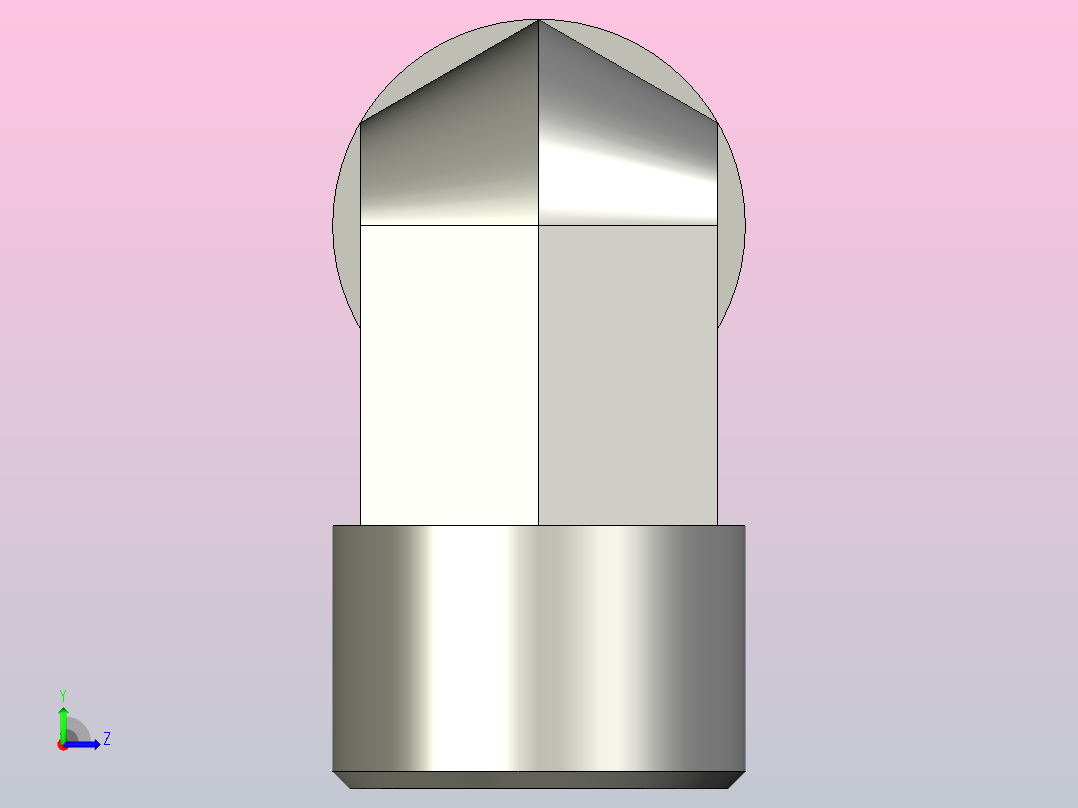 EO管接头弯头W14S71X.igs左视图