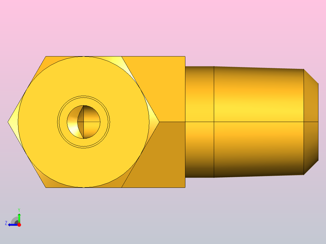 公弯头169CA 2 1右视图