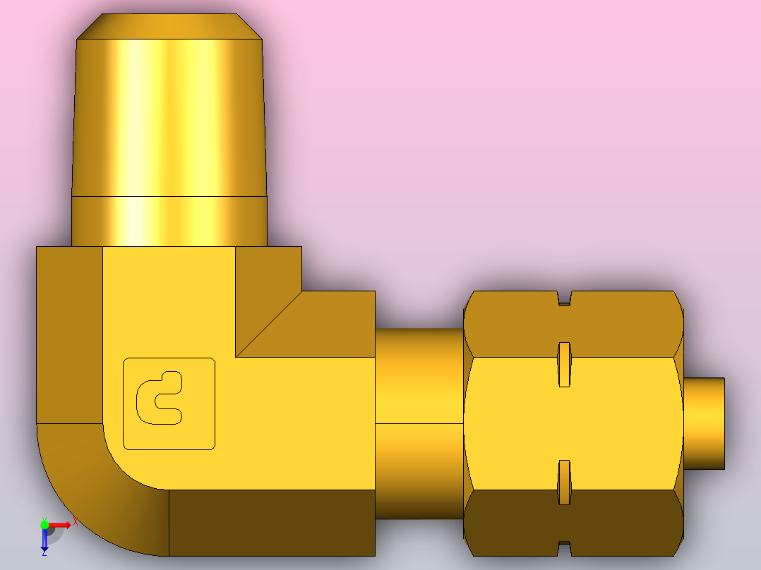 公弯头169CA 2 1俯视图