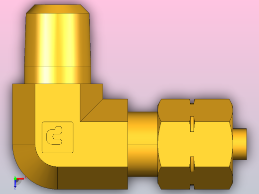 公弯头169CA 2 1俯视缩略图