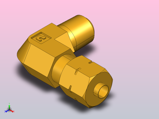 公弯头169CA 2 1正等轴测缩略图