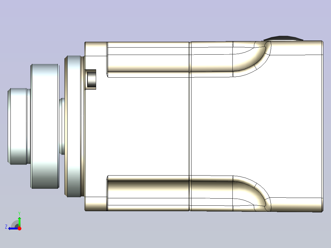 JSCC精研伺服减速机 60gbhf01右视图