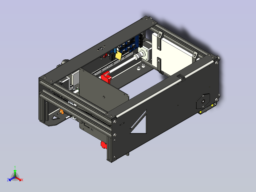 EAGLEmake EM1-Pro 3D打印机主视图