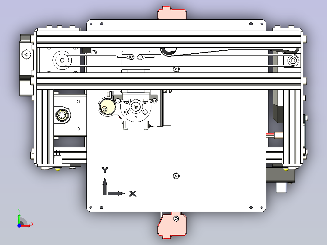 EAGLEmake EM1-Pro 3D打印机前视图