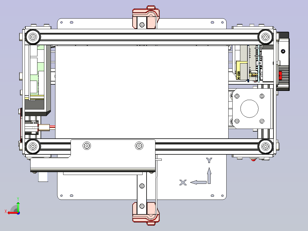 EAGLEmake EM1-Pro 3D打印机后视图
