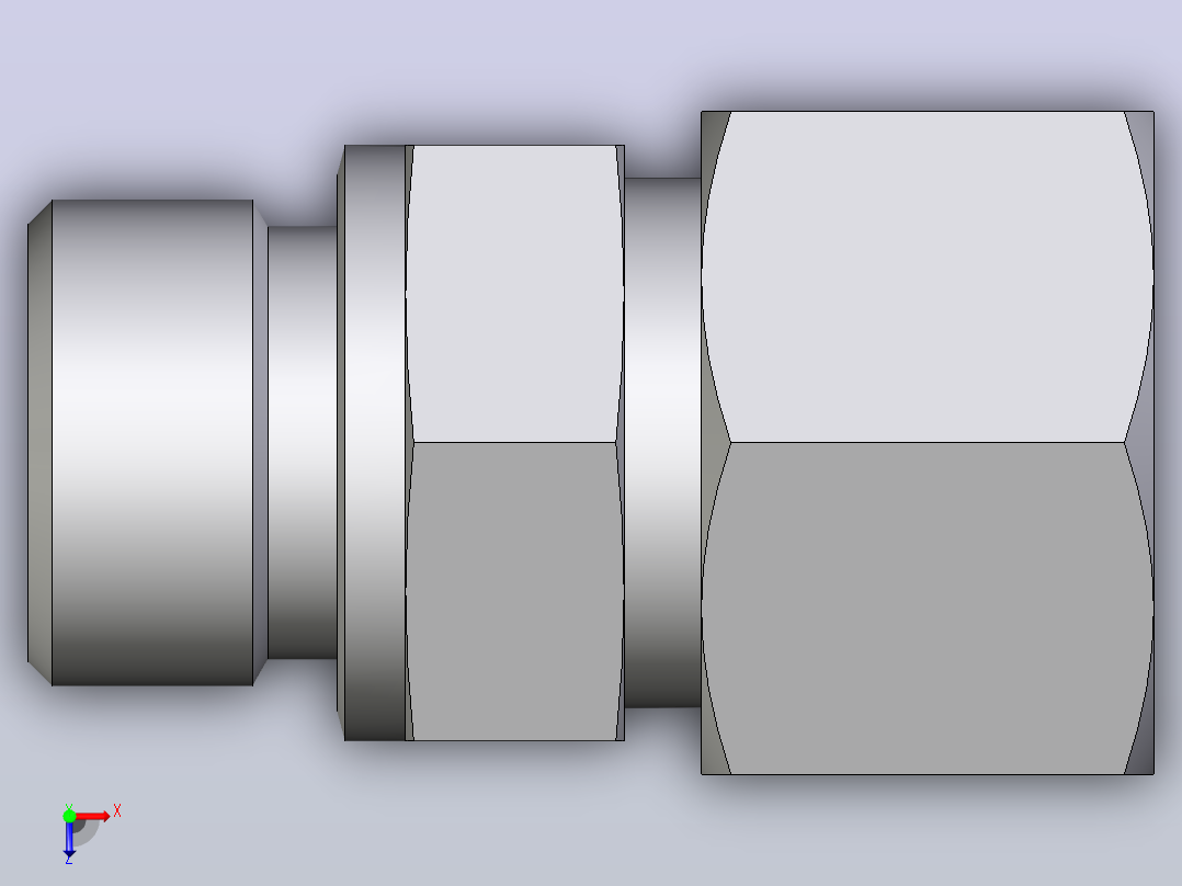 公螺柱连接器GE16SM71俯视图