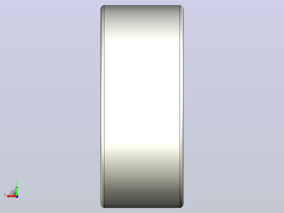 SKF 3305A，双列角接触球轴承后视图