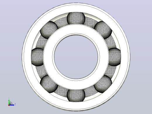 SKF 3305A，双列角接触球轴承左视缩略图