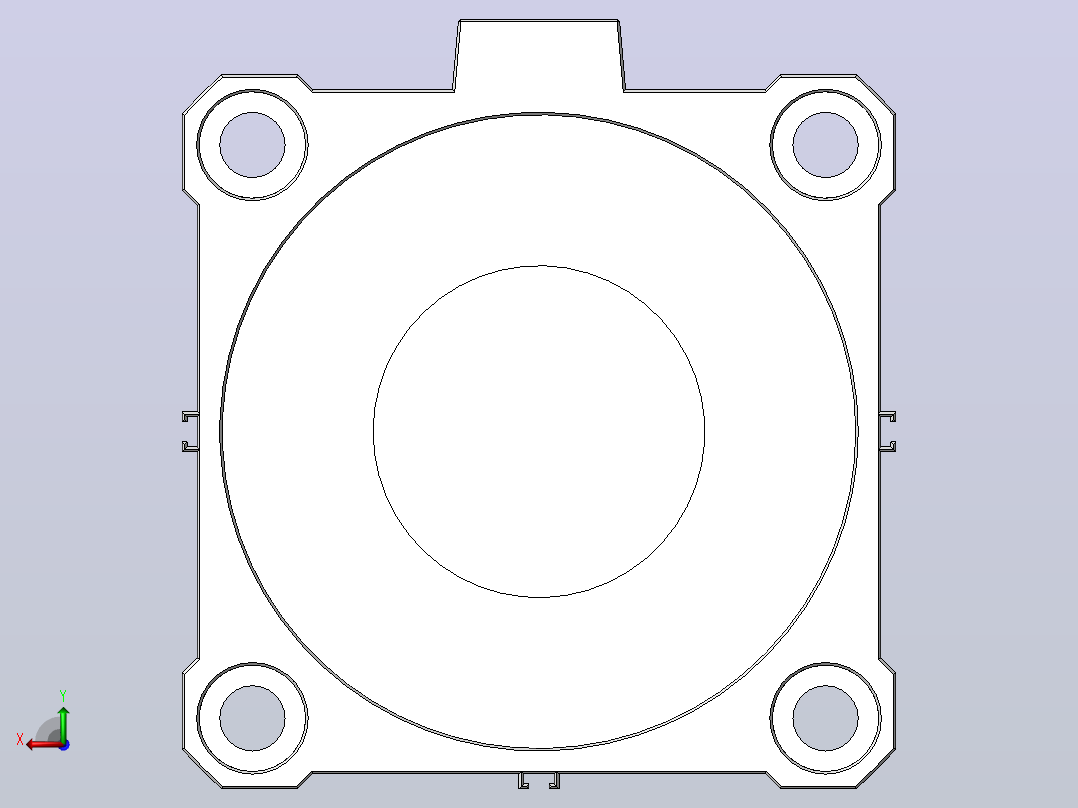气缸CQ2B125-50DC后视图