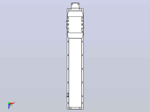 GTH12内嵌式螺杆滑台[GTH12-L#-500-BM-C3]俯视缩略图