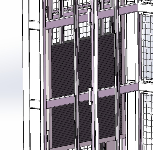重型往复式提升机(双层)3D数模图纸 Solidworks设计缩略图