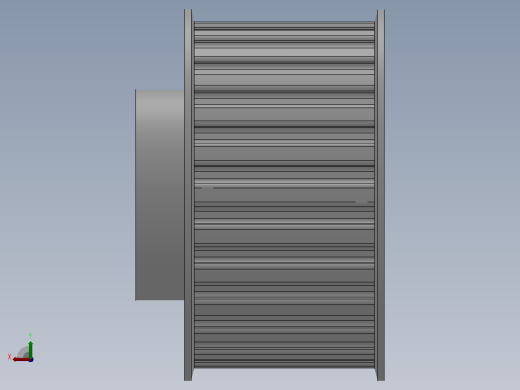 小凸缘型梯形齿同步带轮H型_SHDC-26-200-dc20-A后视缩略图