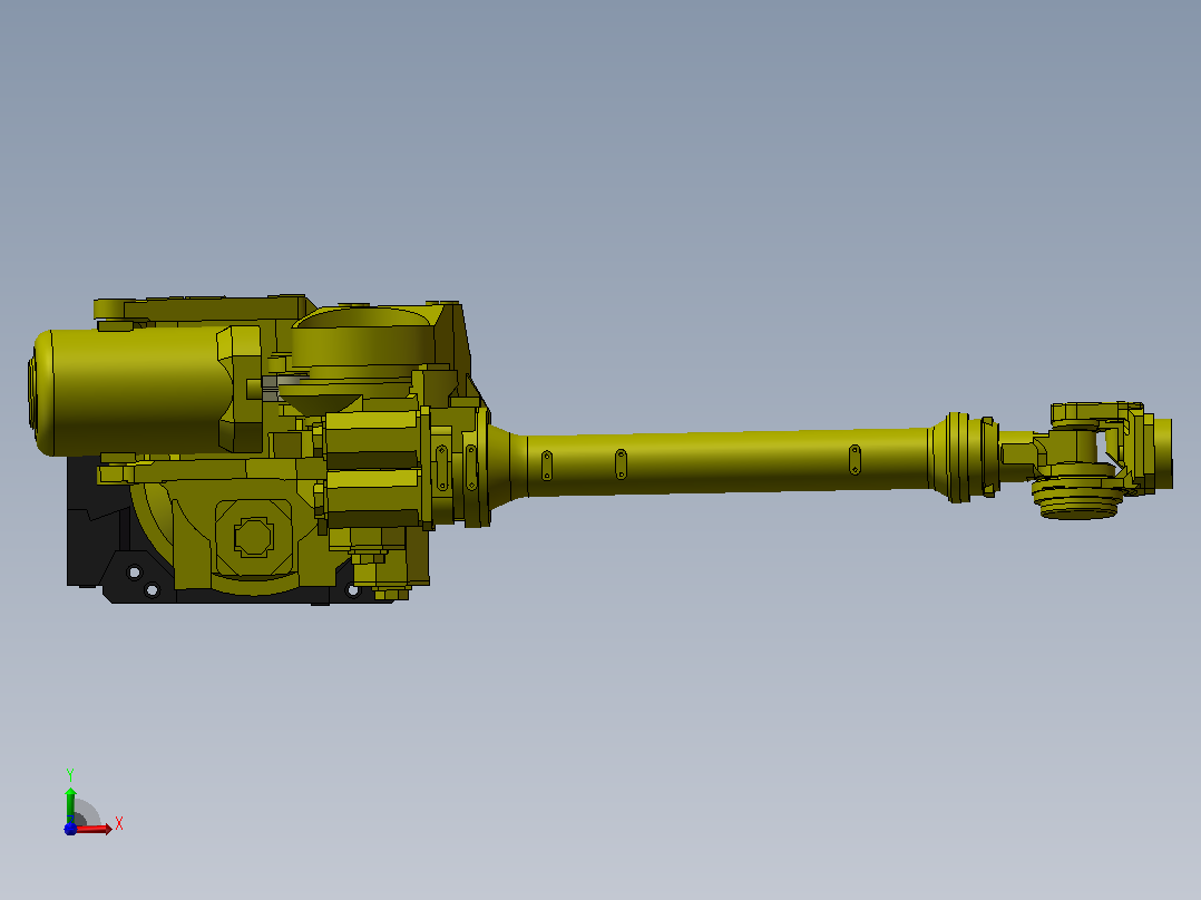 fanucR-2000iC125L关节可运动机器人模型前视图