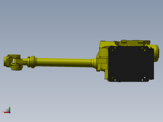fanucR-2000iC125L关节可运动机器人模型后视缩略图