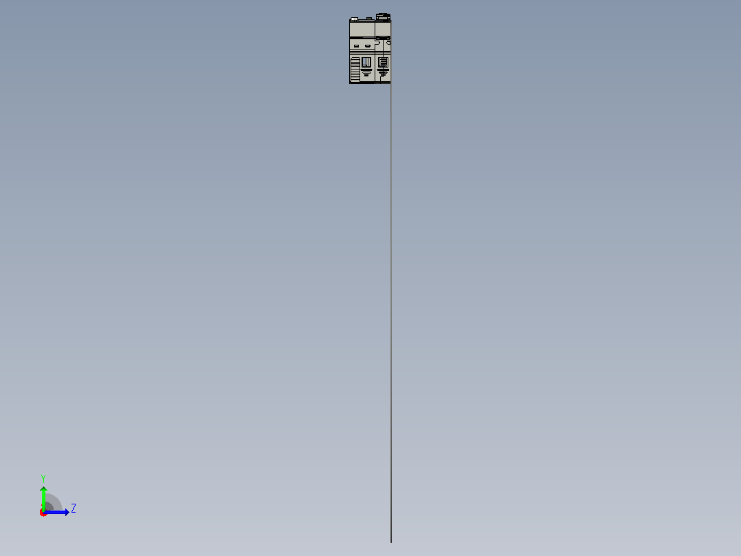 NB7LE-32&amp;1P&amp;N&amp;剩余电流动作断路器三维模型202307左视图