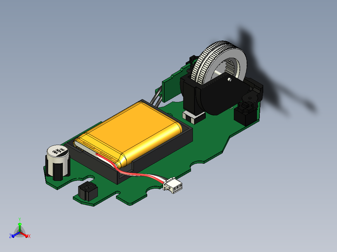 MX Master 3S鼠标PCB主视图