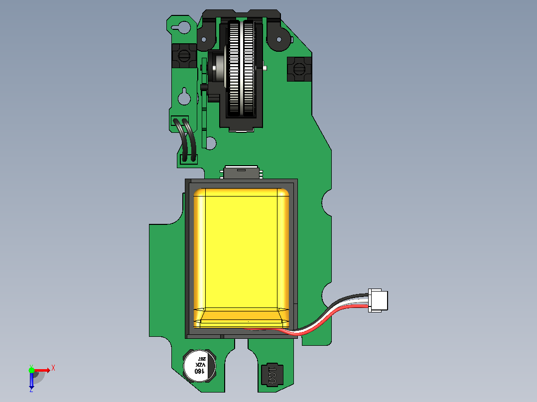 MX Master 3S鼠标PCB俯视图