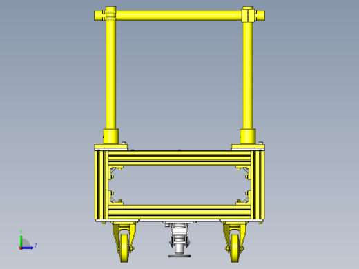 铝框台车左视缩略图