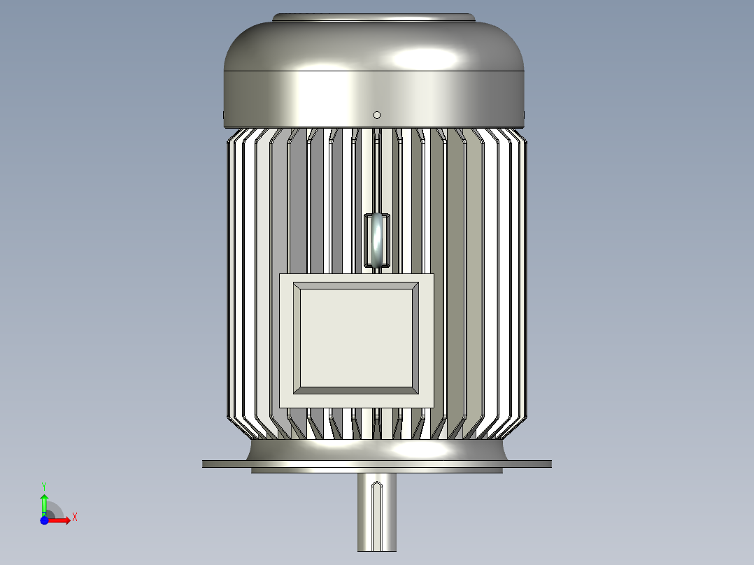 小型液压站前视图