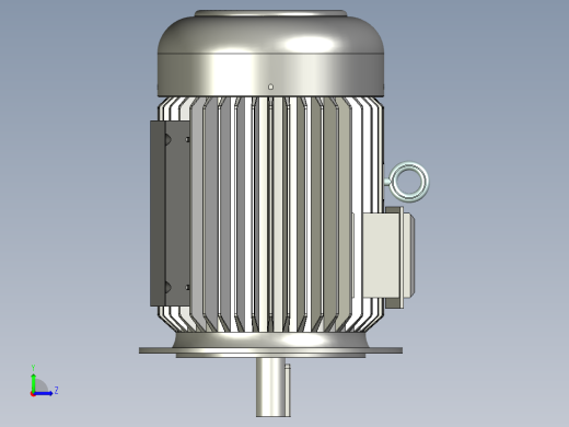小型液压站左视缩略图