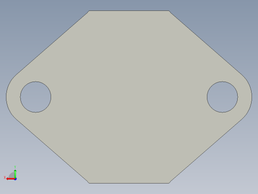 托座支架3D模型后视缩略图