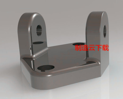 托座支架3D模型缩略图