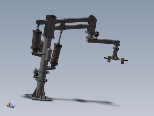 立柱可移动式助力机械手3D图纸 F710