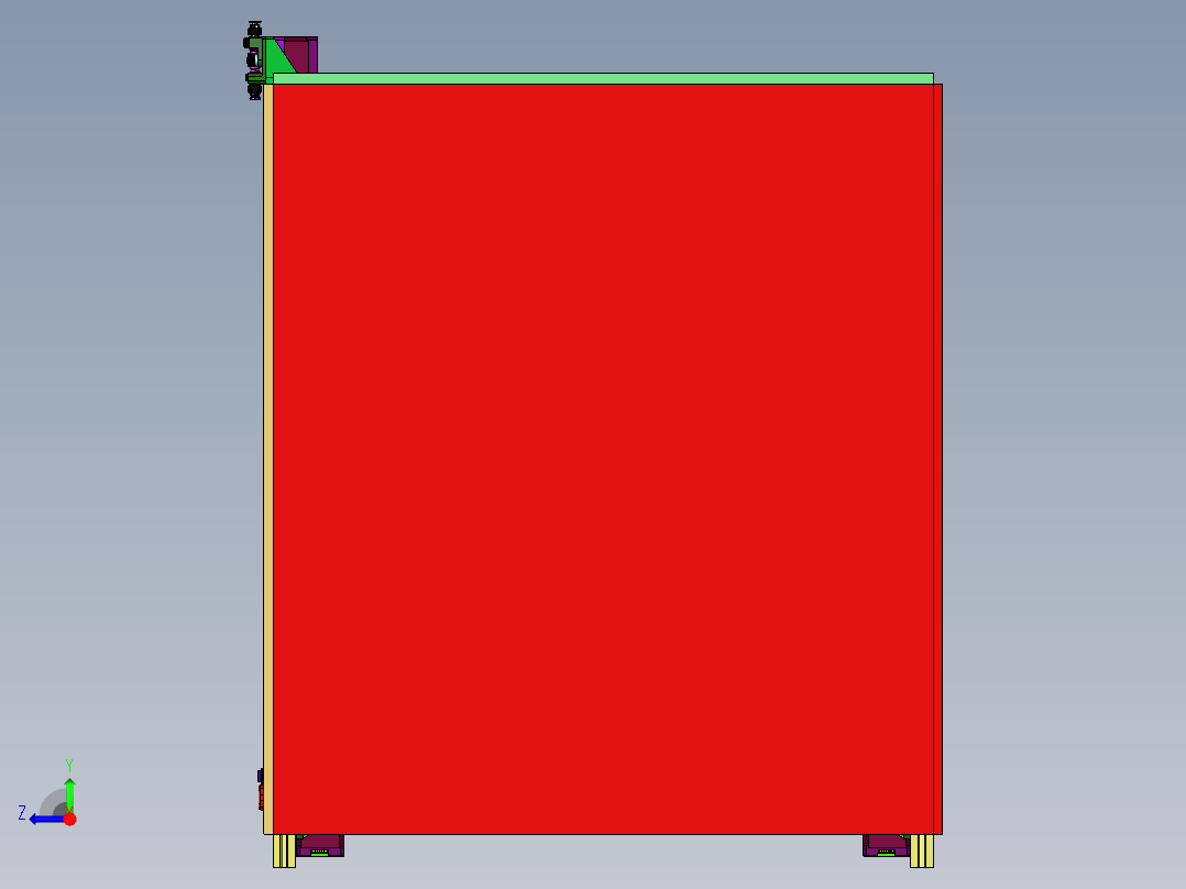 三维碳纤维整机打印机右视图